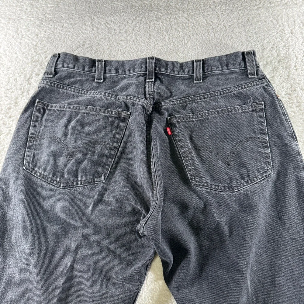 VTG Y2K 2000s Levi's 505 Regular Fit Straight Leg Red Tab Denim‎ Jeans 38x32